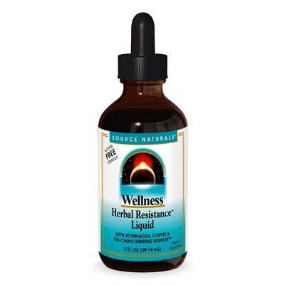 Wellness Herbal Resistance (Alcohol Free) by Source Naturals, Inc.  -  2 oz Liquid