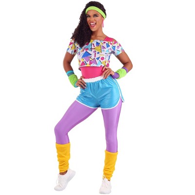 Halloweencostumes.com Work It Out 80s Costume For Women : Target