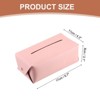Unique Bargains Button Tissue Box Holder 1 Pc - 2 of 4