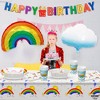 KatchOn, Rainbow Birthday Party Decorations - Huge Pack of 105, Serve 25 |Unicorn Birthday Decorations | Cloud Foil Balloons - 4 of 4
