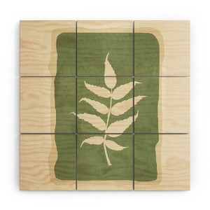 Nadja Leaf Design 19 Wood Wall Mural - society6 - 1 of 2