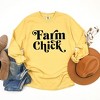 Simply Sage Market Women's Farm Chick Long Sleeve Garment Dyed Tee - 3 of 4