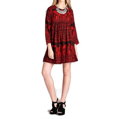 Women's India Print Dress - Velzera