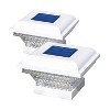 Home Zone Security® Outdoor Solar Post Cap Lights for 3.5-In. x 3.5-In. and 4-In. x 4-In. Posts, 2 Pack - 2 of 4