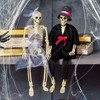 The Lakeside Collection Classic Poseable Skeleton Wedding Couple - 3 of 4