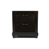 Vrolen 2 Drawer Nightstand Espresso - HOMES: Inside + Out: Transitional Style, Felt-Lined Top Drawer - 4 of 4