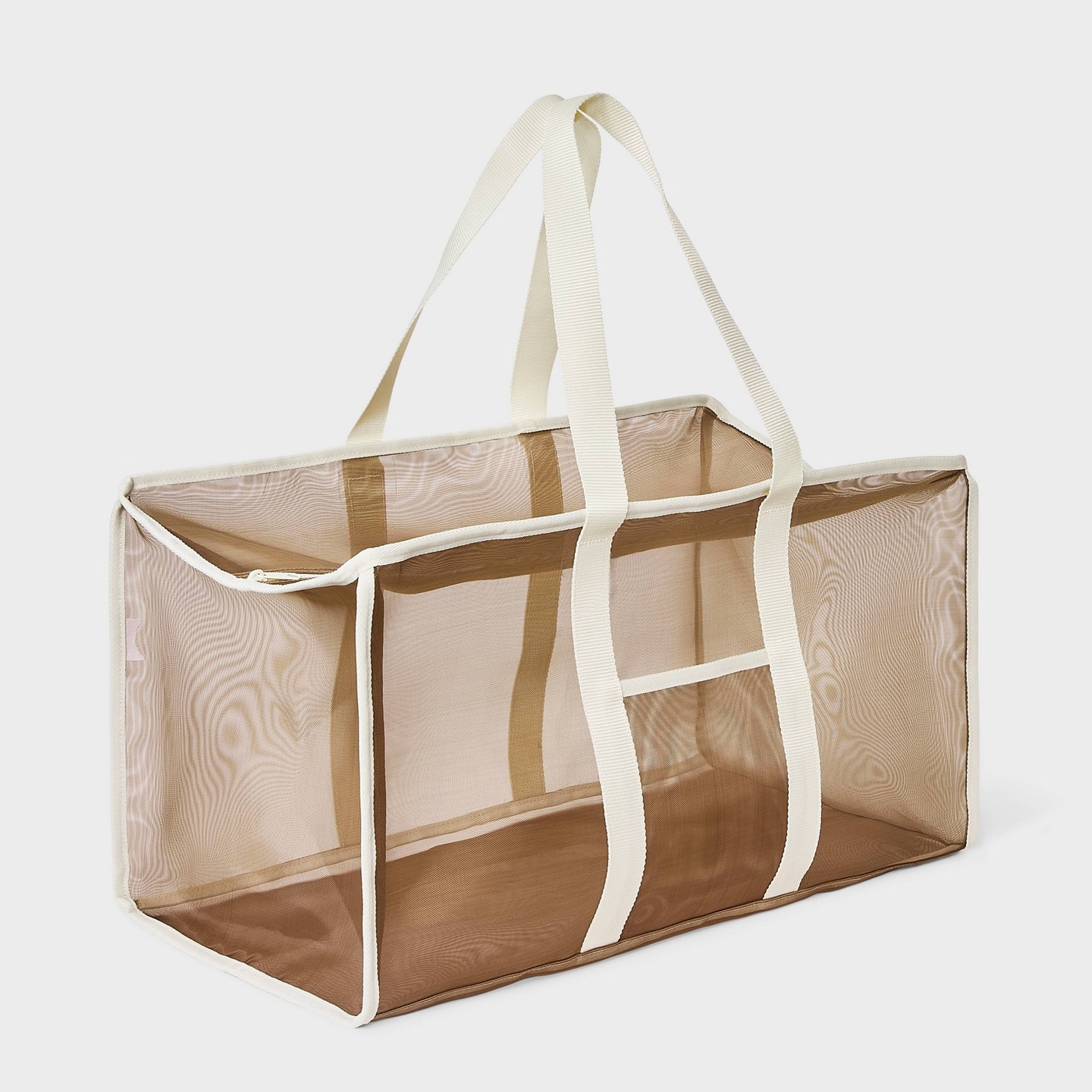 Сумка Shade & Shore Packable Zip Top Mesh Tote Handbag, цвет: Коричневый — фото 3