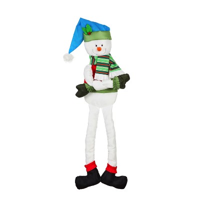 Evergreen Snowman Post Hugger