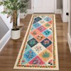 Washable Framhouse Floral Leaf Print Large Living Room Rugs, Soft Ultra Thin Textured Cute Floor Carpet for Bedroom Dining Room Nursery Playroom - 4 of 4