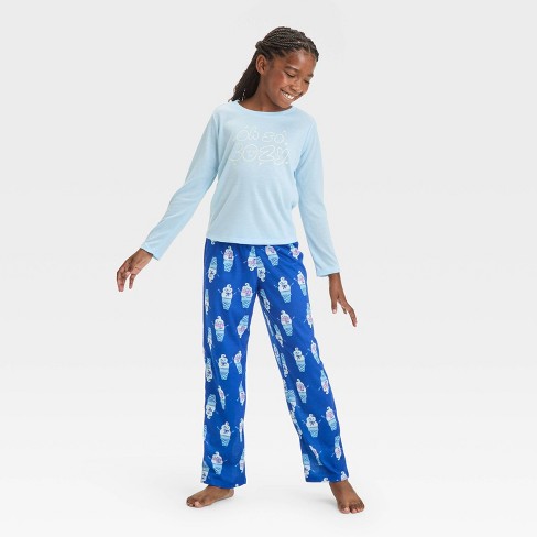 Girls 2pc Christmas Long Sleeve Pajama Set Cat Jack Target