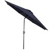 WestinTrends 9 Ft Outdoor Patio Market Umbrella with Black Round Base - 3 of 4