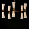 Maxim Lighting Krevat 10 - Light Chandelier in  Black/Natural Aged Brass - 4 of 4