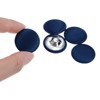 Unique Bargains Blouses Sweater Round Aluminum Cotton Fabric Cloth Covered Buttons 10 Pcs - 4 of 4