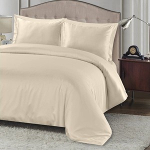 Egyptian Linens Bamboo Cotton 3-Piece Duvet Cover Set (Bamboo Hybrid) - 1 of 4