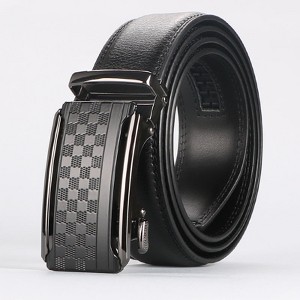 Paaaawaters Leather Ratchet Belt Men, Effortless Style - 1 of 4