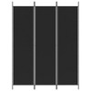 VidaXL 3-Panel Room Divider Black 59.1 in.x78.7 in. Fabric - 3 of 4