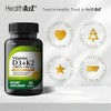 HealthA2Z - Vitamin D3 + K2 Softgels, 5000 IU + 100 mcg - 90 Count - 4 of 4