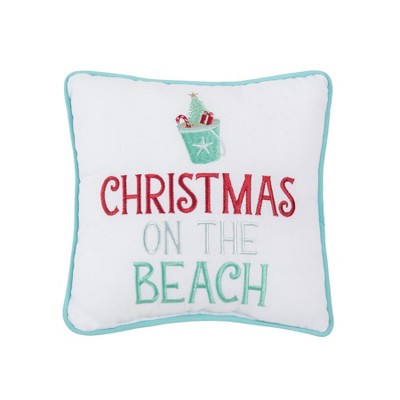 C&F Home Christmas On The Beach Small Petite Throw Pillow