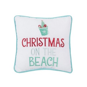 C&F Home Christmas On The Beach Small Petite Throw Pillow - 1 of 4