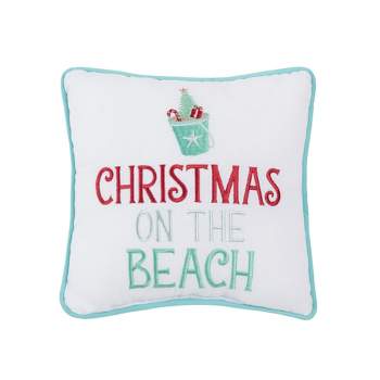 C&F Home Christmas On The Beach Pillow