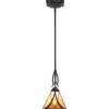 Asheville 1-Light Valiant Bronze Mini Pendant Light - 4 of 4