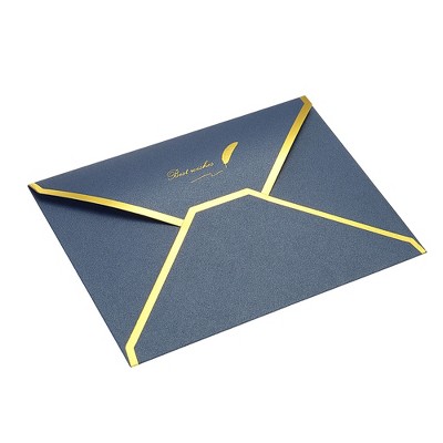 Unique Bargains 6.8 X 5-inch Invitation Envelopes With Ribbon Greeting Card  Envelope For Business Wedding : Target