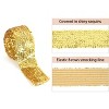 Alilang Elastic Sequin Trim, 3 Inch 8 Row Wide Flat Glitter Bling Fabric Paillette Sequin Ribbon, Metallic Sewing DIY Project, 5.5 Yards - 3 of 4