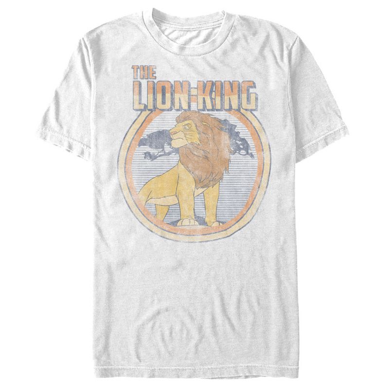 Men's Lion King Vintage Mufasa T-Shirt, 1 of 5