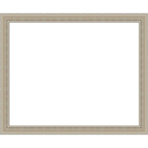 Amanti Art 28"x34" Mezzo Silver Framed Magnetic Dry Erase Board - 1 of 4