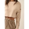 Women's Stitch Perfect Cropped Blanket Stitch Sweater - PROMESA - 4 of 4