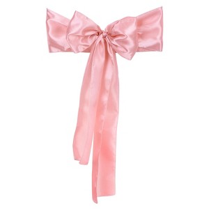 Unique Bargains Wedding Banquet Decorative Chair Sashes Ties Bows 10 Pcs - 1 of 4