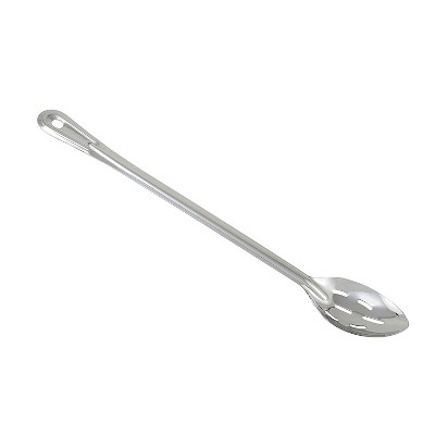 Winco Slotted Stainless Steel Basting Spoon, 18-inch : Target