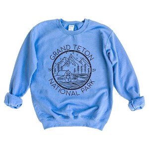 Simply Sage Market Women's Graphic Sweatshirt Grand Teton National Park - 1 of 3