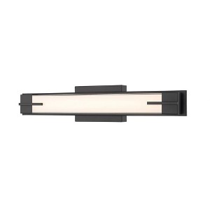 Chase 23" LED Linear Vanity Fixture - Modern Steel Design, Dimmable, Damp Rated, 1250 Lumens - 1 of 4