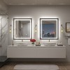 Apmir Super Bright Front & Back LED Lighted Anti-Fog Aluminum Alloy Framed Tempered Glass Bathroom/Vanity Mirror with ETL & 3-Year Warranty - 3 of 4