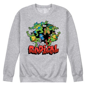 Men's - Teenage Mutant Ninja Turtles - Radical Group Graphic Fleece Sweatshirt - 1 of 4