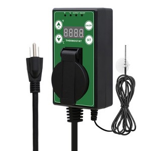 EAGLE PEAK Digital Heat Mat Thermostat Controller -4 to 108 °F for Heater - 1 of 4