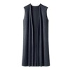 Womens Long Vests Sleeveless Draped Lightweight Open Front Sweater Cardigan Layering Vest - 3 of 4