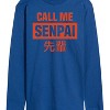 Men's - Instant Message - Call Me Senpai Long Sleeve Graphic T-Shirt - 2 of 4