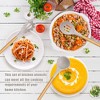 Itopfox 24 Pcs Kitchen Cooking Utensils Set, Heat Resistant Non-Stick Silicone Kitchen Utensil Set With Wooden Handles and Holder, Kitchen Gadgets - 4 of 4
