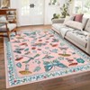 Floral Washable Rug - 2 of 4