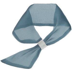 Elerevyo Women Gift Fashion Scarf Suitable for Hair Scarf Wrist Scarf 26.4"×3.9" - 1 of 4