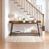 KTMBDW 70.9 inch Extra Long Console Table with 2 Power Outlets & USB Ports, Sofa Table Behind Couch for Living Room - 3 of 4