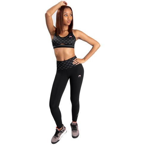 Venum Essential Medium Impact Sports Bra - Medium - Black : Target