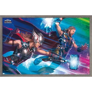 Trends International Marvel Thor: Love and Thunder - Bifrost Framed Wall Poster Prints - 1 of 4