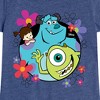 Girls' - Disney - Floral Group Fitted Short Sleeve Graphic T-Shirt - 2 of 4