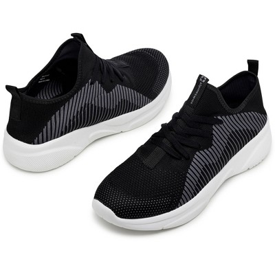 Мужские кроссовки Alpine Swiss Kyle Men’s Lightweight Athletic Knit Fashion Sneakers BLK 10 M US — фото 5