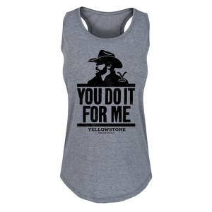 Women's - Yellowstone - You Do It For Me Graphic Racerback Tank - 1 of 4