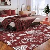 2x6 Chrismas Rugs for Kitchen Floor Indoor Entryway Rug Xmas Bathroom Runner Rug - 2 of 4