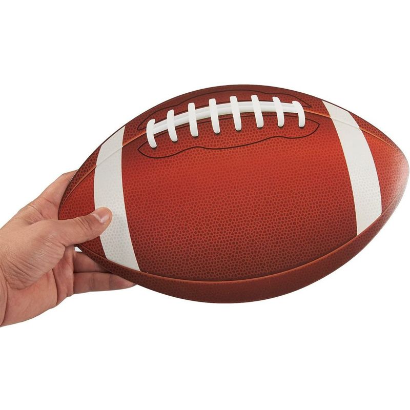 12-Pack Football Cutouts - Football Cutouts for Sports Themed Celebrations, Football Party Decorations, Tailgate Party Supplies, 13 X 8 inches, 4 of 5
